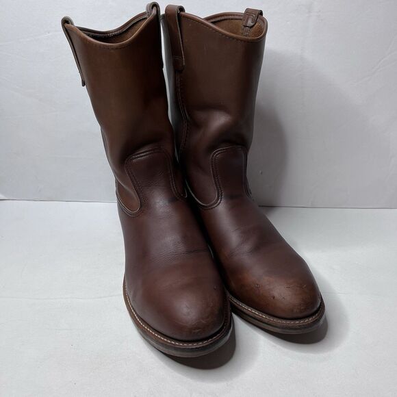 Red Wing 2265 Pecos Steel Toe Leather USA Nailseat Work Boots Men's Size 14B - Picture 1 of 16